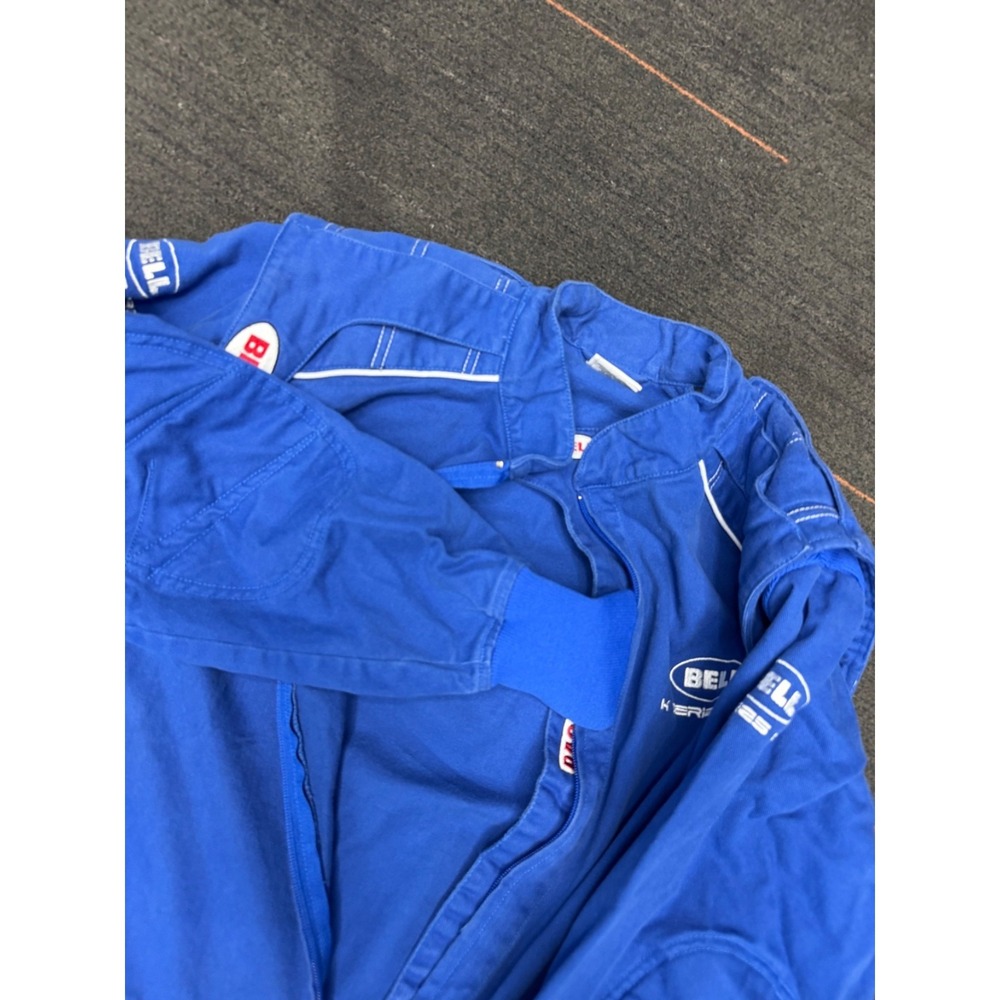 Bell K Series Pro Racing Suit Blue Fire Resistant Kart Racing Adult Large L